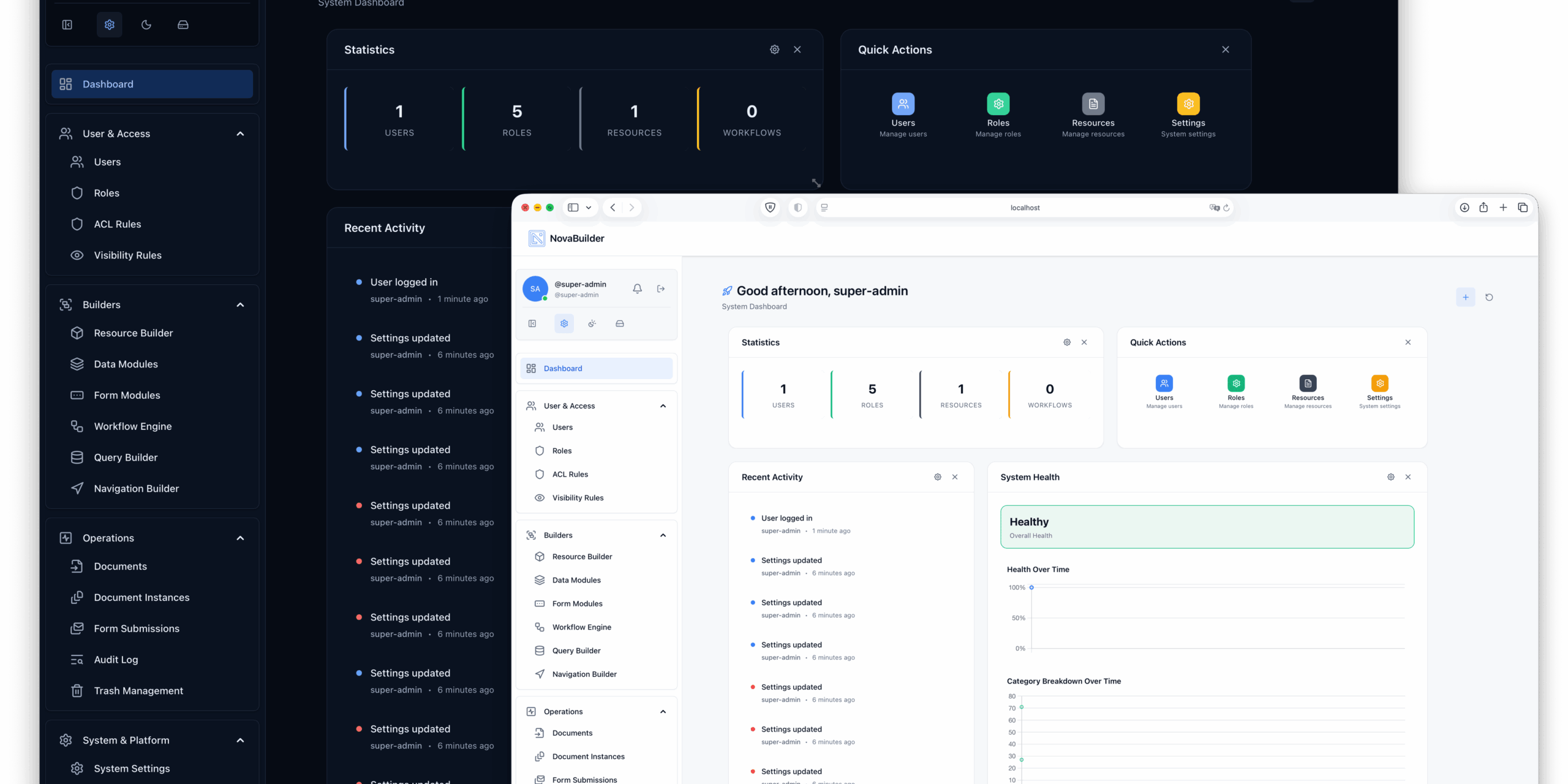 novabuilder_dashboard_preview Open-Source Application Builder für individuelle Business-Software und interne Tools