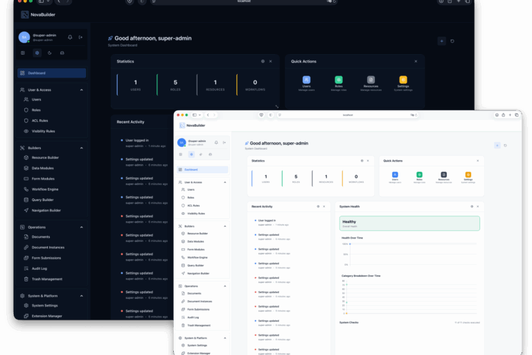 novabuilder_dashboard_preview Open-Source Application Builder für individuelle Business-Software und interne Tools